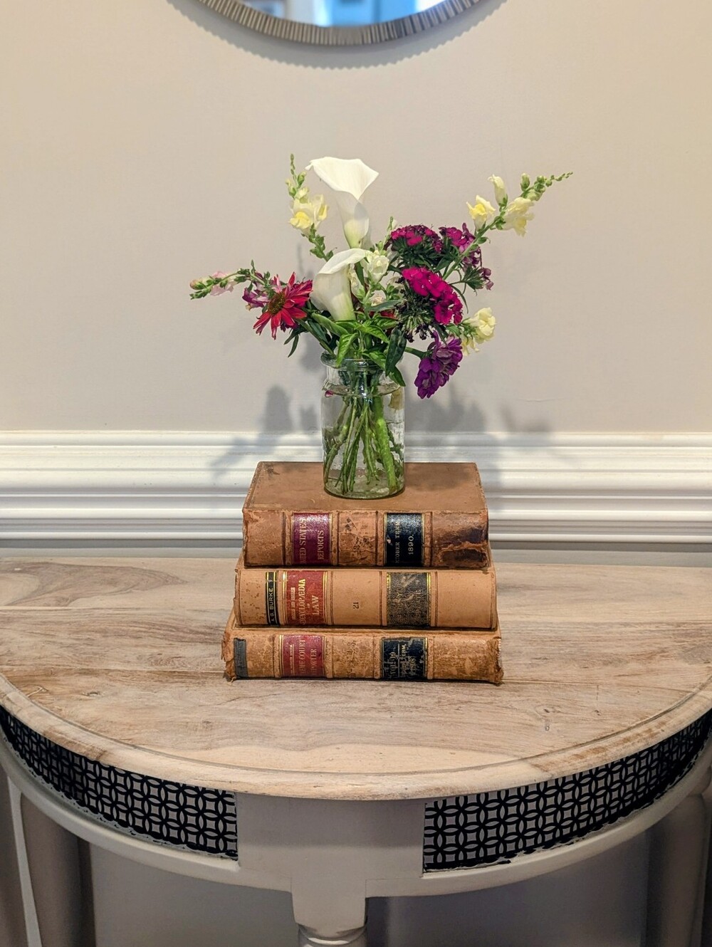 1890s Leather Law Books Set of 3 - Antique